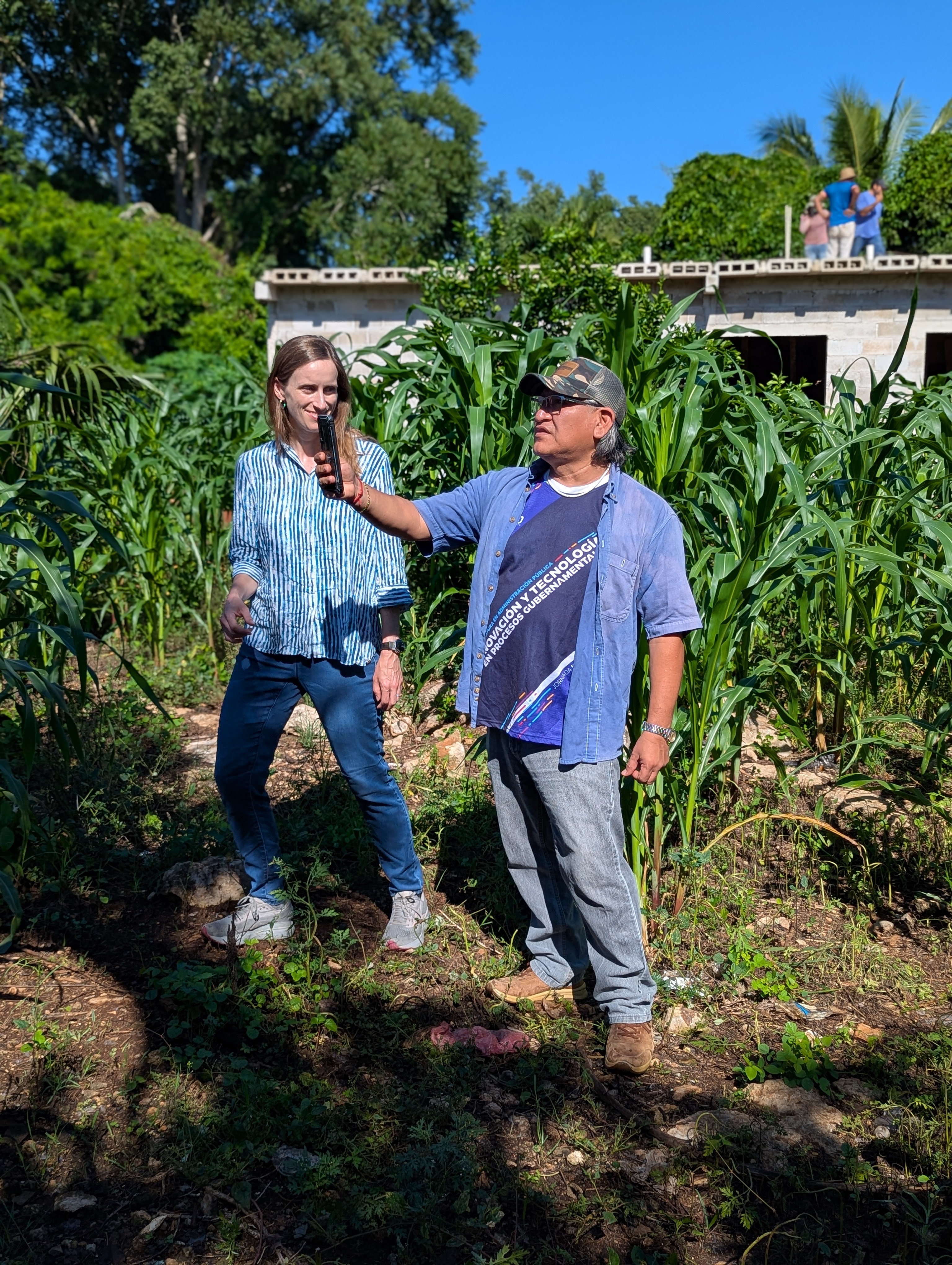 Field visit with communities