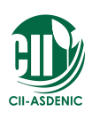 CI- ASDENIC logo with green circular design and leaf.