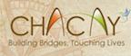 Chacay logo with tagline: Building bridges, Touching lives.