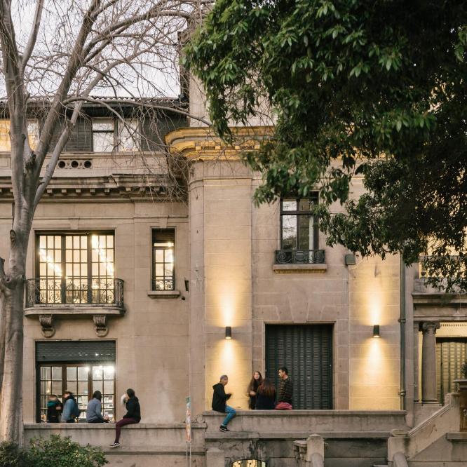 Decorative; campus building