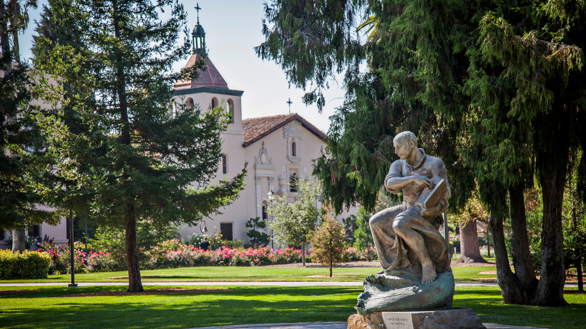 SCU St. Ignatius Statue 