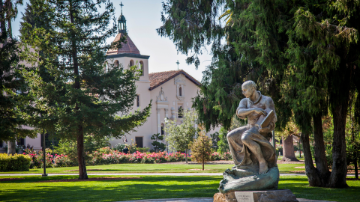 SCU St. Ignatius Statue