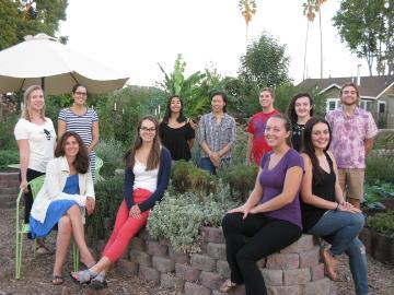 Group photo titled Team photo 2015-16_LM_021816 with multiple people outdoors.