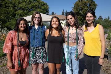 Forge Garden Apprentices and Becca Nelson at Sustainability Celebration