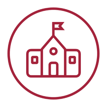 Campus Engagement icon, a university