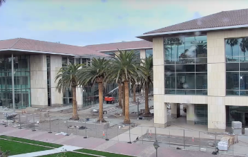 construction camera shot of Sobrato Campus for Discovery & Innovation