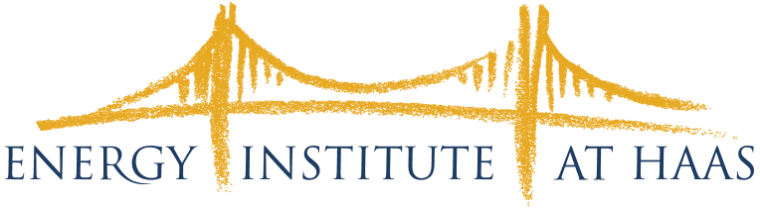 A yellow sketch of a bridge with the words Energy Institute at Haas written below