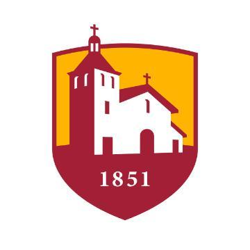 Santa Clara University Mission Church shield logo 
