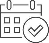 Calendar and Checkmark Icon