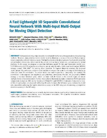First page of a published journal paper by Bingxin Hou.