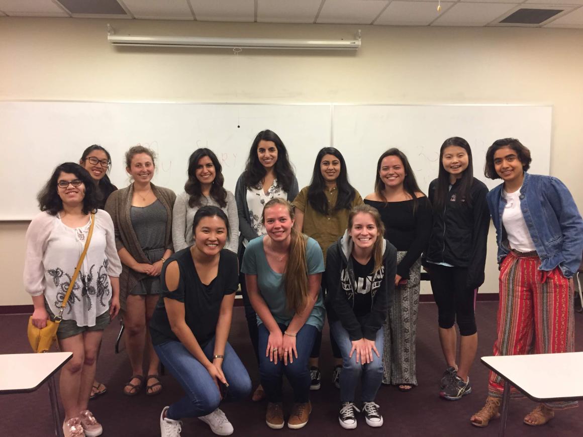 At one of ACM-W's many events in their My Story Series, a panel of SCU alumnae shared their experiences in industry with current students. 