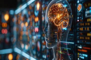 animated human brain