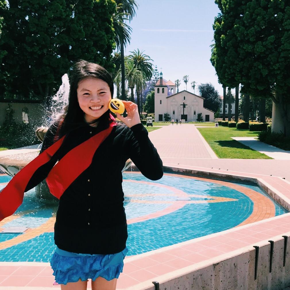 Grace Ling on SCU campus image link to story