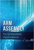Book cover titled ARM Assembly for Embedded Applications.