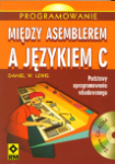 Book cover titled Mi?dzy Assemblerem a J?zykiem C with an image of a microcontroller.