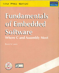 Book cover titled 'Fundamentals of Embedded Software, 1st edition'.