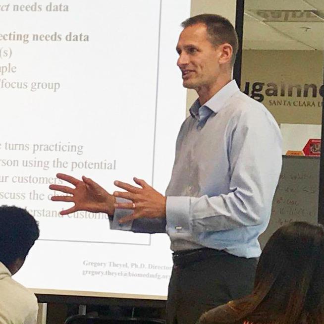 Gregory Theyel, Ph.D., Vern and Annie Norviel Executive Fellow in BioInnovation and Design