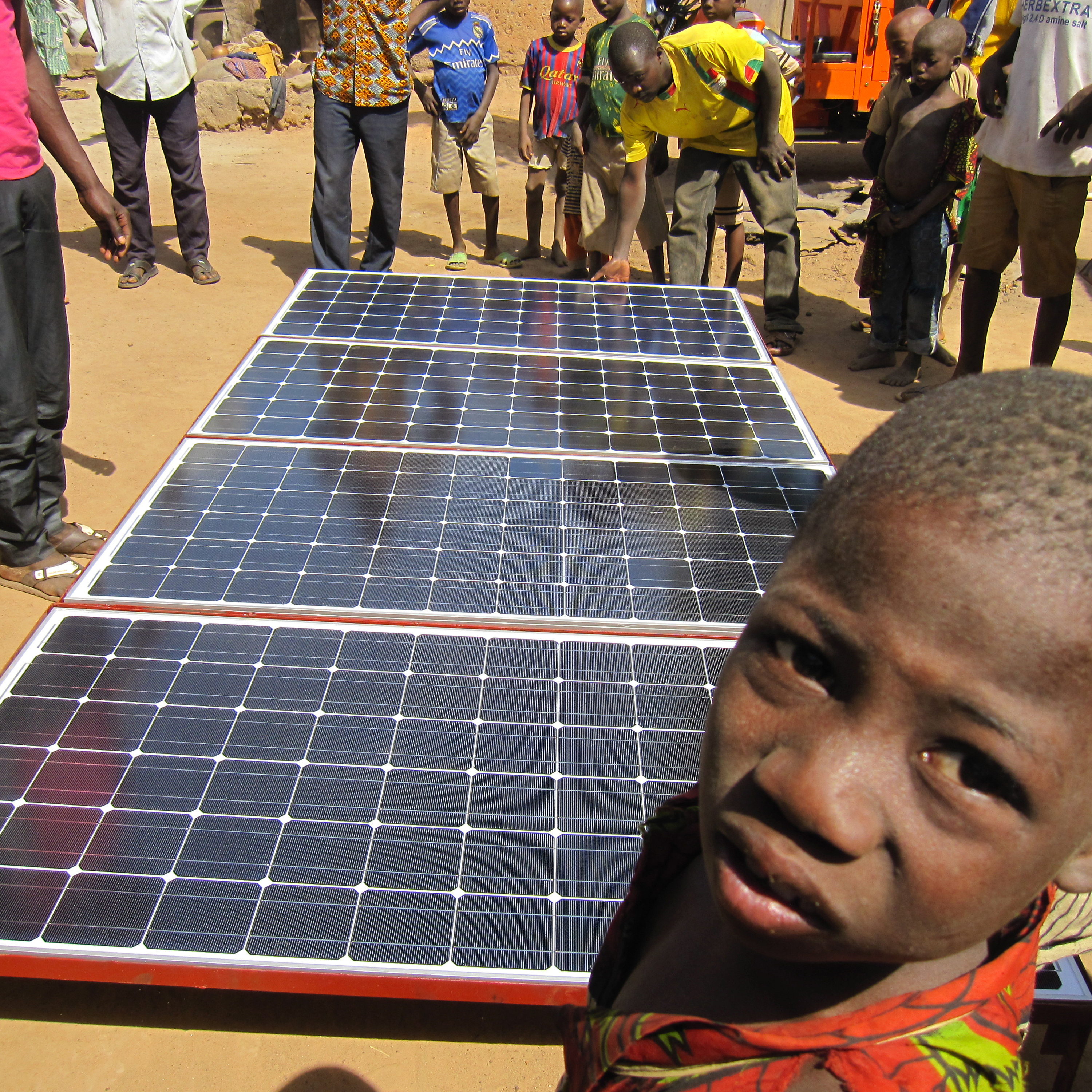 SCU engineering undergraduates designed a solar powered lighting system for a village in Benin.