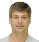 Brad Allen wearing a light-colored polo shirt.