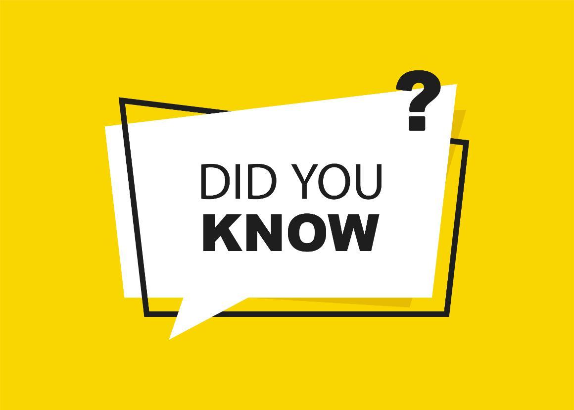 A graphic for the Did You Know? Stories image link to story