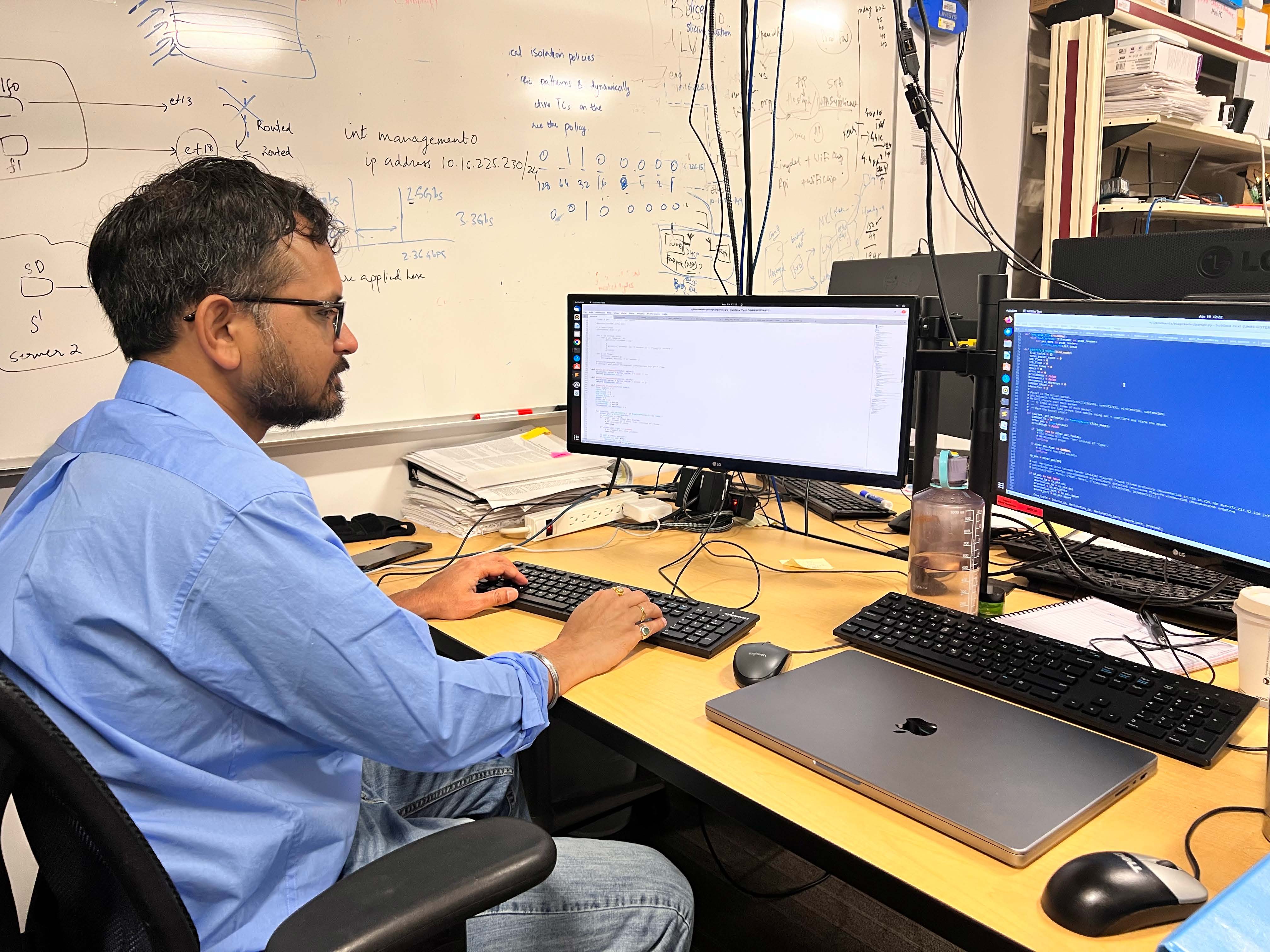 A photo of Engineering Graduate Student Puneet Kumar image link to story