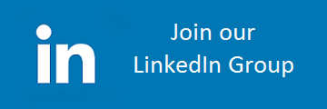 LinkedIn flyer which has the text Join our LinkedIn group and a linkedIn icon 