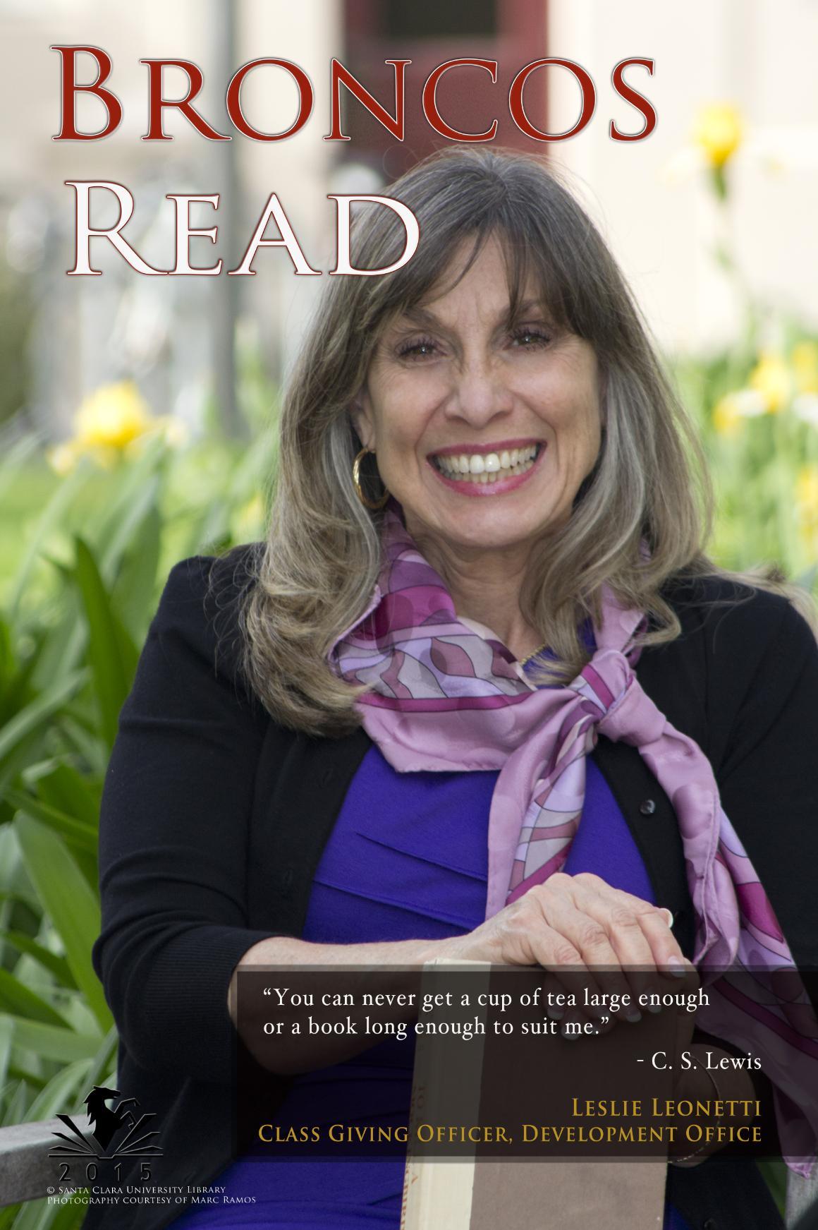 2015 Broncos Read Staff Honoree - Leslie Leonetti