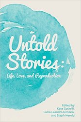 Untold Stories thumbnail with teal watercolor background and white text.